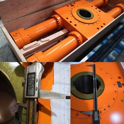 Auf Wunsch gefertigtes Getriebe-Rack Stahlmühle Hydraulikzylinder 16,5Mpa mit 21 Getriebezähnen