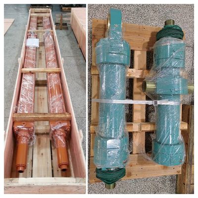 Doppelwirkender 3-stufiger Hydraulikzylinder 32MPa 27SiMn Zylinderrohr