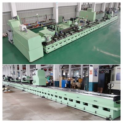 Hydraulische Zylinder-Skiving-Roller-Brennmaschine mit doppelter Rotation 2500 mm Länge