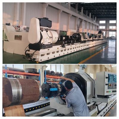 0.8 mm/r Ra 0.037 Skiving Roller Brennmaschine mit Ultra Breitleitbahn